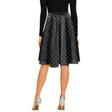 Clan Urquhart Modern Tartan Melete Pleated Midi Skirt V122