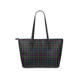 Clan Urquhart Modern Tartan Leather Tote Bag MT51