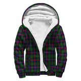 Clan Urquhart Modern Crest Tartan Sherpa Hoodie CT45