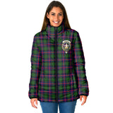 Clan Urquhart Modern Crest Tartan Padded Jacket RF948