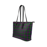 Clan Urquhart Modern Tartan Leather Tote Bag MT51