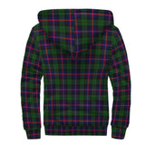 Clan Urquhart Modern Crest Tartan Sherpa Hoodie CT45