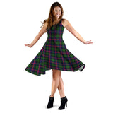 Clan Urquhart Modern Tartan Sleeveless Midi Womens Dress VS126