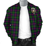 Clan Urquhart Modern Crest Tartan Bomber Jacket ZJ948