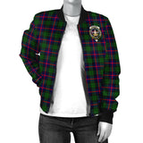 Clan Urquhart Modern Crest Tartan Bomber Jacket ZJ948