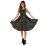 Clan Vosko Tartan Sleeveless Midi Womens Dress VS125