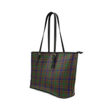 Clan Vosko Tartan Leather Tote Bag MT49