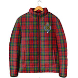 Clan Waddell (Fife), Greg Crest Tartan Padded Jacket RF950