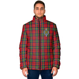 Clan Waddell (Fife), Greg Crest Tartan Padded Jacket RF950