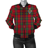 Clan Waddell (Fife), Greg Crest Tartan Bomber Jacket ZJ950