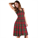 Clan Waddell (Fife), Greg Tartan Sleeveless Midi Womens Dress VS124