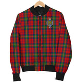 Clan Waddell (Fife), Greg Crest Tartan Bomber Jacket ZJ950