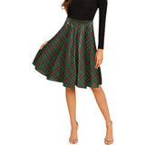 Clan Walker James Tartan Melete Pleated Midi Skirt V119