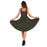 Clan Walker James Tartan Sleeveless Midi Womens Dress VS123