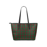 Clan Walker James Tartan Leather Tote Bag MT47