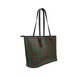 Clan Walker James Tartan Leather Tote Bag MT47