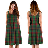 Clan Walker James Tartan Sleeveless Midi Womens Dress VS123