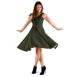 Clan Walker James Tartan Sleeveless Midi Womens Dress VS123