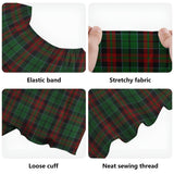 Clan Walker James Tartan Off Shoulder Long Dress VL1151