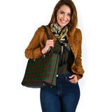 Clan Walker James Tartan Leather Tote Bag MT47