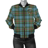 Clan Walkinshaw Crest Tartan Bomber Jacket ZJ951