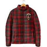 Clan Wallace Crest Tartan Padded Jacket RF957