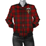 Clan Wallace Crest Tartan Bomber Jacket ZJ957