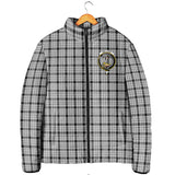 Clan Wallace Dress Crest Tartan Padded Jacket RF952