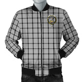 Clan Wallace Dress Crest Tartan Bomber Jacket ZJ952