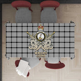 Clan Wallace Dress Tartan Tablecloth Golden Sword of Courageous Legacy BG964