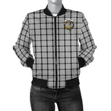 Clan Wallace Dress Crest Tartan Bomber Jacket ZJ952