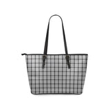 Clan Wallace Dress Tartan Leather Tote Bag MT45