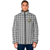 Clan Wallace Dress Crest Tartan Padded Jacket RF952