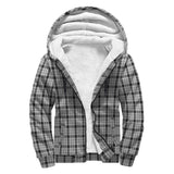 Clan Wallace Dress Crest Tartan Sherpa Hoodie CT42