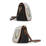 Clan Wallace Dress Crest Tartan Saddle Bag MS37