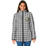 Clan Wallace Dress Crest Tartan Padded Jacket RF952