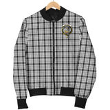 Clan Wallace Dress Crest Tartan Bomber Jacket ZJ952