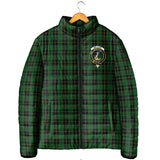 Clan Wallace Hunting Crest Tartan Padded Jacket RF956