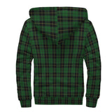 Clan Wallace Hunting Crest Tartan Sherpa Hoodie CT38