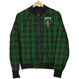 Clan Wallace Hunting Crest Tartan Bomber Jacket ZJ956