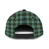 Wallace Hunting Ancient Tartan Classic Cap with Family Crest