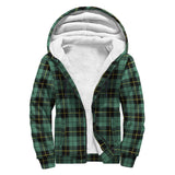 Clan Wallace Hunting Ancient Crest Tartan Sherpa Hoodie CT41