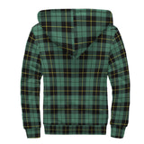 Clan Wallace Hunting Ancient Crest Tartan Sherpa Hoodie CT41