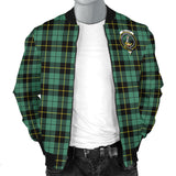 Clan Wallace Hunting Ancient Crest Tartan Bomber Jacket ZJ953