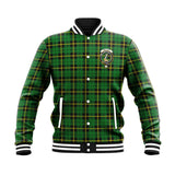 Clan Wallace Hunting Green Crest Tartan Baseball Jacket JM36