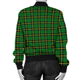 Clan Wallace Hunting Green Crest Tartan Bomber Jacket ZJ954