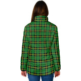 Clan Wallace Hunting Green Crest Tartan Padded Jacket RF954