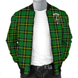 Clan Wallace Hunting Green Crest Tartan Bomber Jacket ZJ954