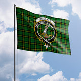 Clan Wallace Hunting Green Crest Tartan Flag CF954