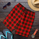 Clan Wallace Hunting Red Tartan Mens Shorts N117